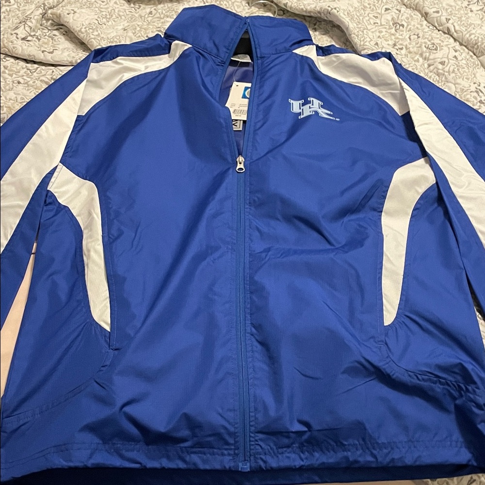Kentucky Pack Away Blue Zip-Up Collegiate Licensed NEW